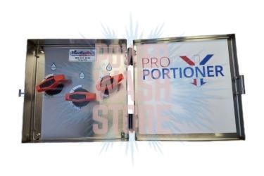 PRO-portioner chemical mixing system for pressure washers